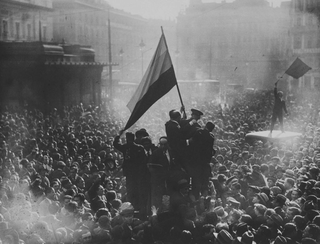 Proclamación de la II República Española, 14 de abril de 1931. Alfonso Sánchez Portela. MNCARS