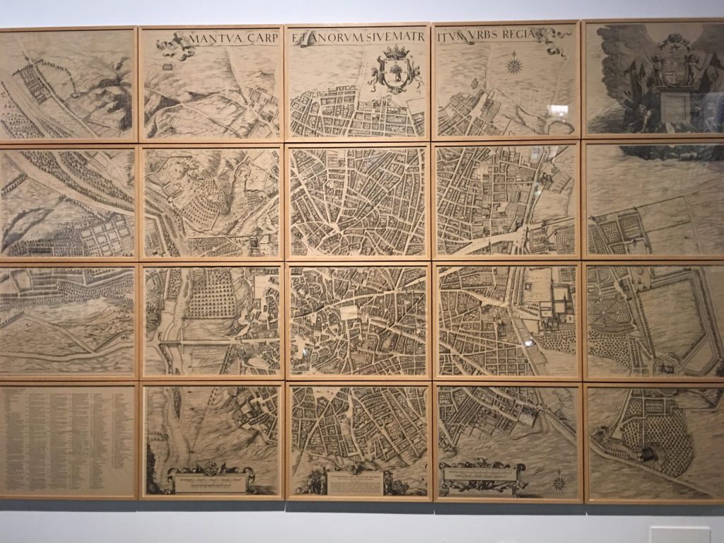 El mapa de Texeira siempre es imprescindible para cualquier investigación sobre la ciudad y su configuración. Fotografía propia